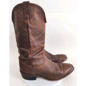 Durango Cowboy Boots Mens Size 10 D Brown Leather Western SW152 Made in USA Farm